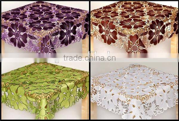 wholesale embroidered cheap table cloth