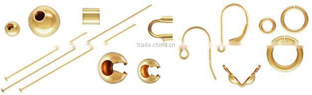 1/20 14K Gold Filled Jewelry Findings Ball Headpin 24ga .020x1.0"(0.50x25.4mm)GP