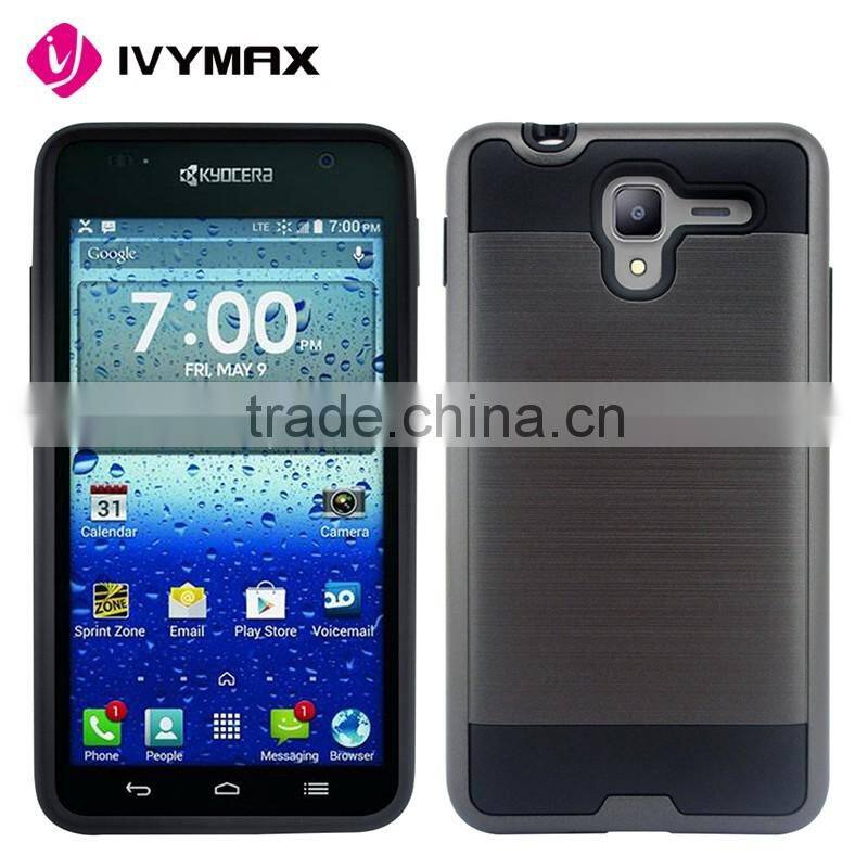 Guangzhou brg newest fashional protective high quality hybrid bumper case for Kyocera C6742