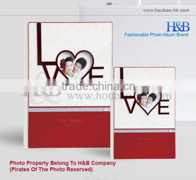 8*12 Hot Sale Crystal Cover Lovely Photo Album