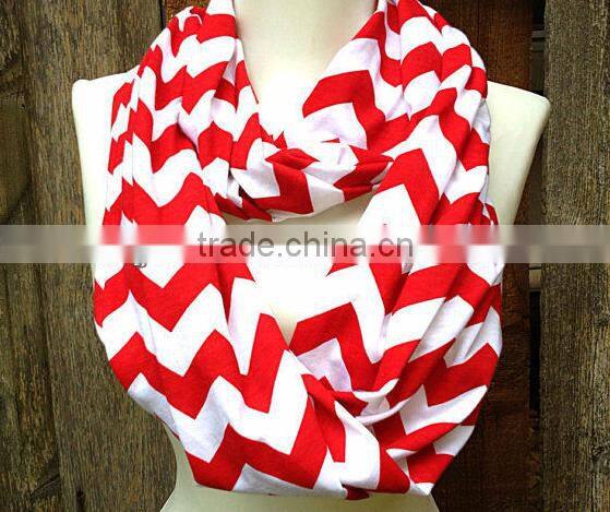 Wholesale baby scarf baby cotton scarf baby navy chevron scarf