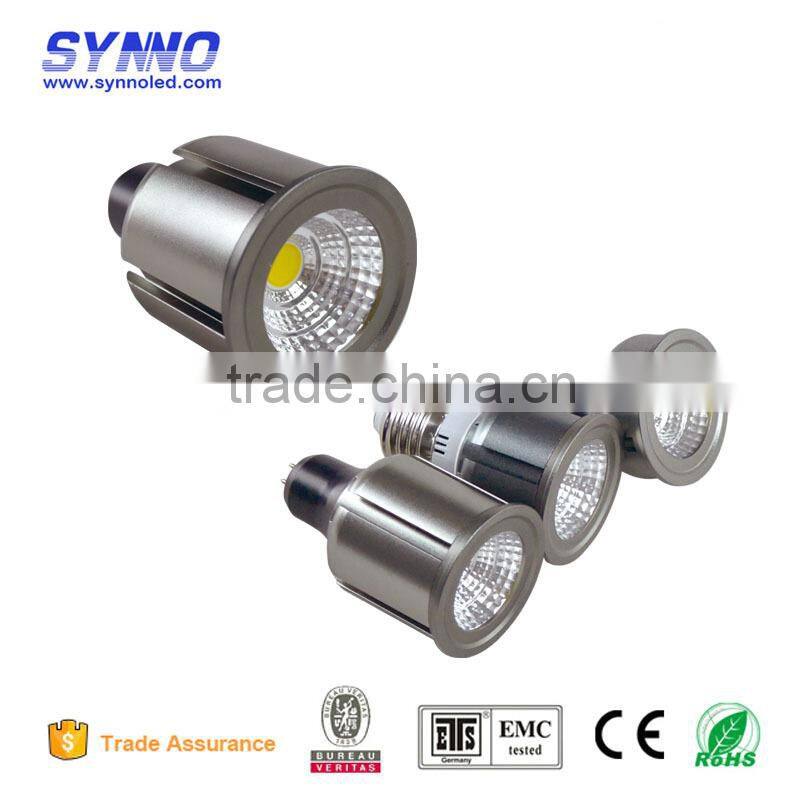 AC85V-265V gu10/mr16/e27 cob led spot light lamp ce rohs 5W