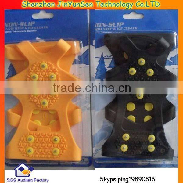 rubber safety overshoes Anti Slip Ice Spikers for safer walking