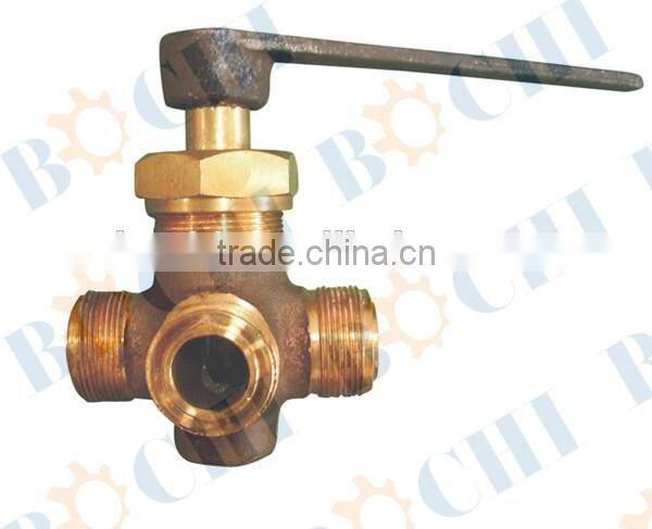 Marine Bronze Male Thread Packed Cock