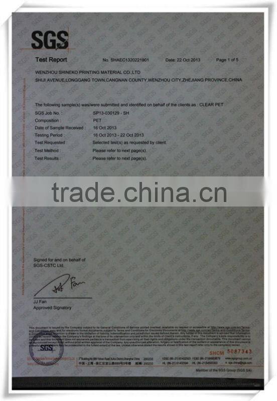 Self adhesive bopp pearlized film for printing