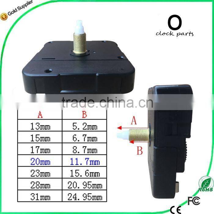 Top Quality 2015 New Practical Step Wall Clock Movement Quartz Movement