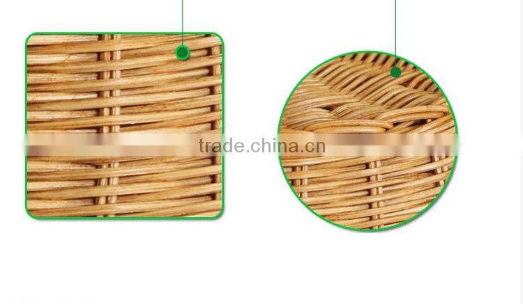 Rattan woven fruit refreshments basket
