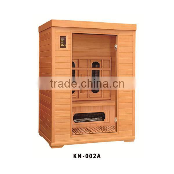 Far infrared luxury infrared sauna kits with wood panel KN-002A