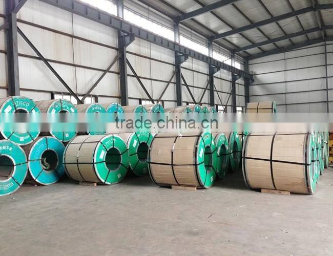 1219mm width mill edge ss. 201/2b 410/BA finish grade both side stainless steel coil