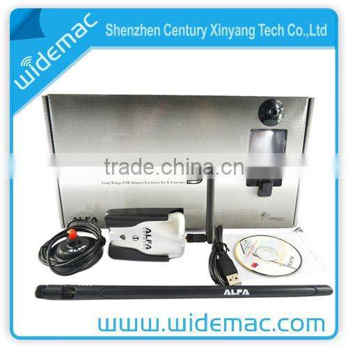 Alfa AWUS036H 1000mW high power wireless USB network adapter with 2dBi&8dBi antenna