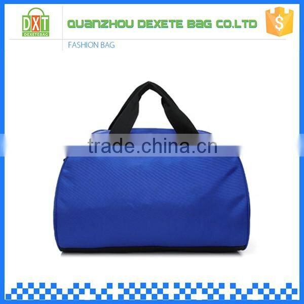 Women blue color tote nylon lightweight duffel bag waterproof