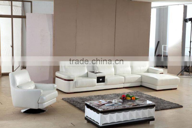 Living room sofa furniture, white leather funiture, leather corner sofa designs