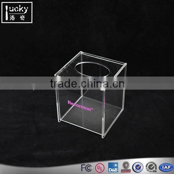 Acrylic voting Box with brochure holder