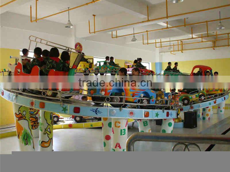 Amusement Rides Roller Coaster Kids Games Toy Cars Electric Train Ride Mini Shuttle