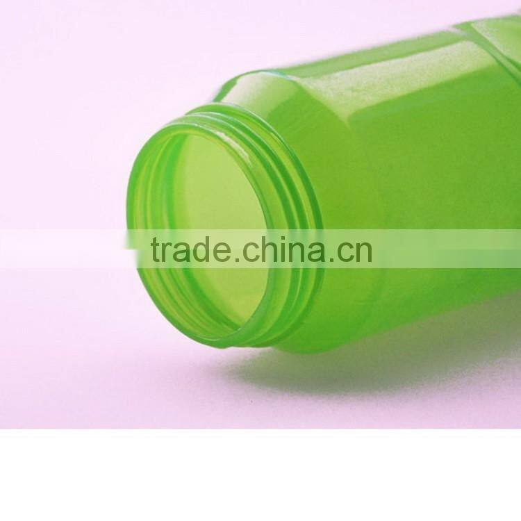 factory direct sale colorful plastic water bottle bap free/2016 popular water bottle for school