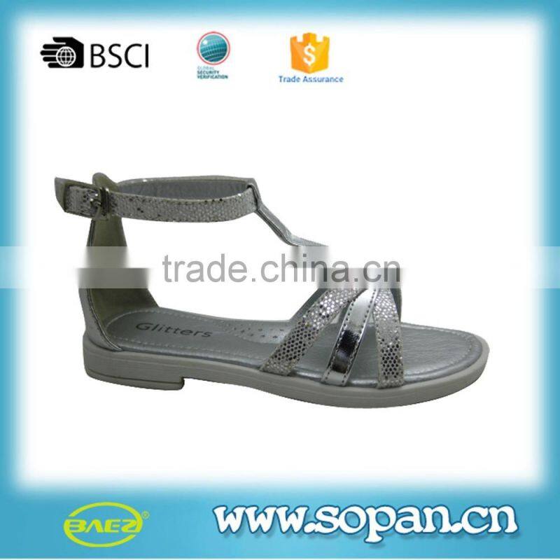 pretty summer dancing girl sandal, pretty style kids sandal, children sandal