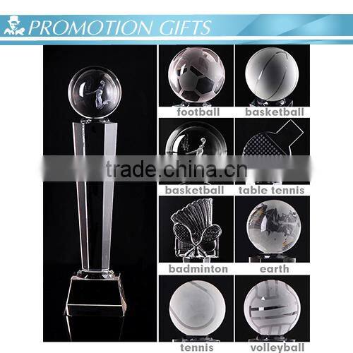 Crystal Sports Trophy for Champion