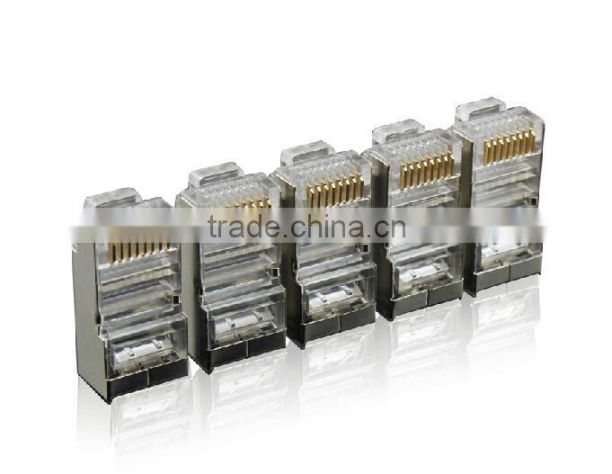 network transparent Crystal head,cat6 rj45 connector,Crystal head for Cat6