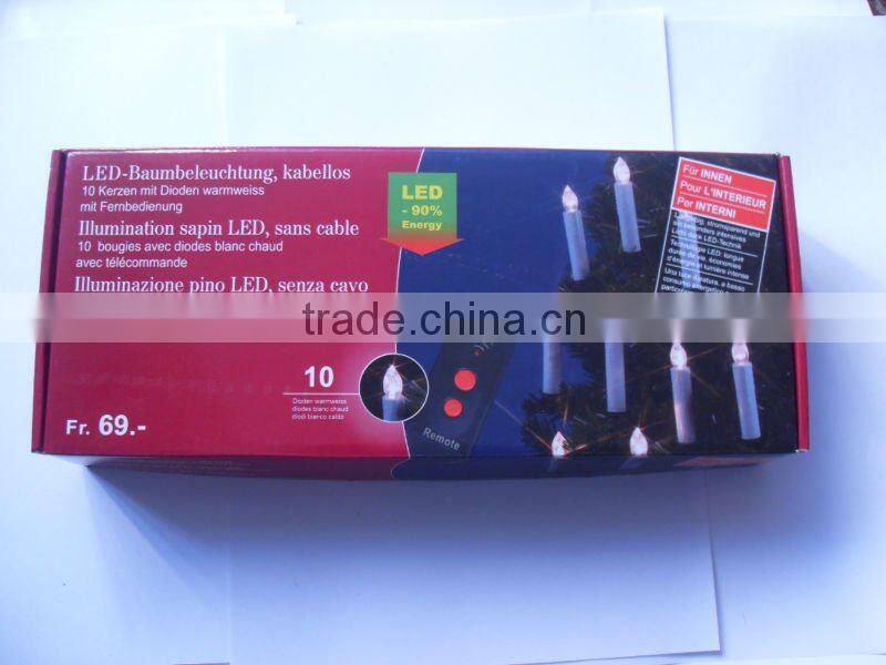 LED candle christmas tree decoration lights