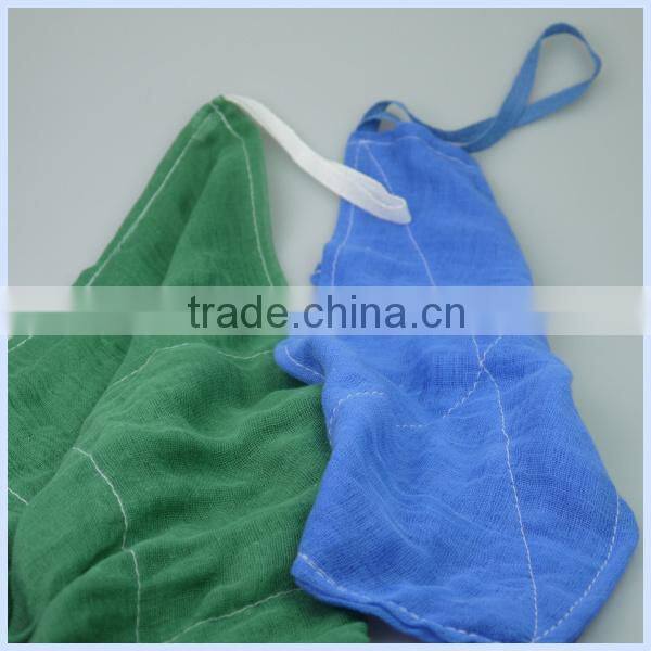 blue medical abdominal swabs