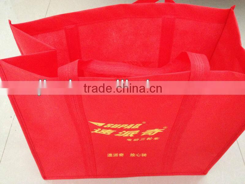 Ultrasonically welded non-woven hand bags