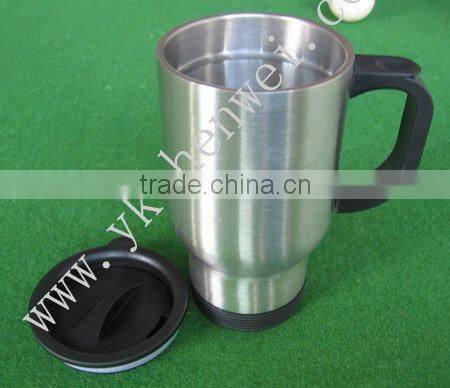 Double wall stainless steel mug