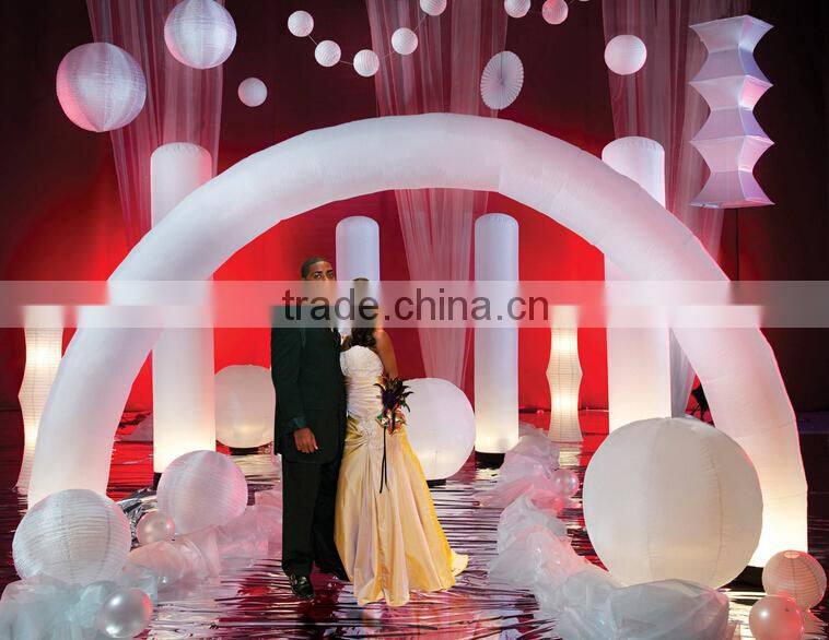 Event Decoration LED Inflatable Arch /Inflatable Wedding Arch