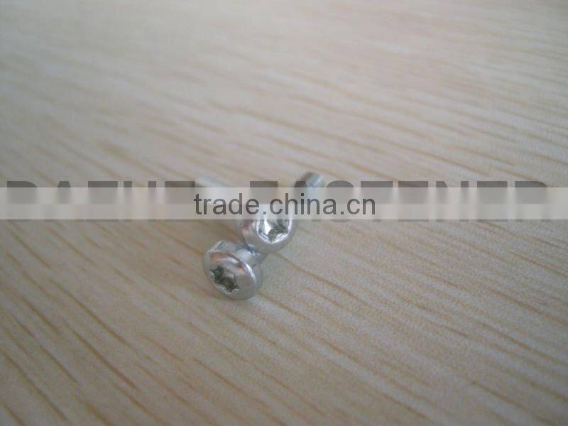 pan head six-lobe drive machine screw
