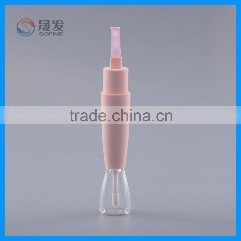 Sofine lip gloss containers with OEM Service plastic cosmetic tube packaging