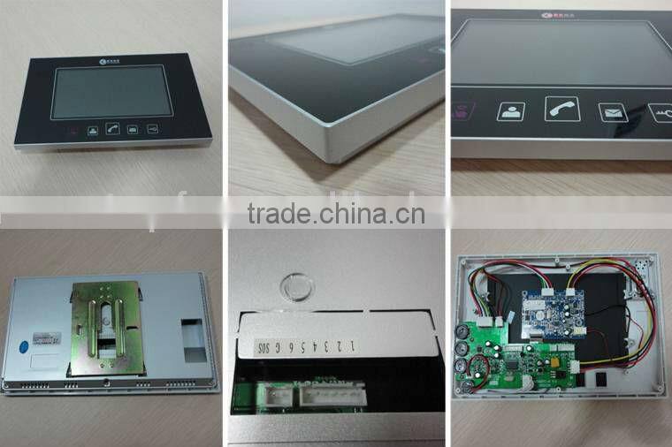 7" tft lcd color video door phone intercom system