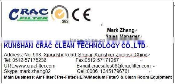 Cardboard frame pleated wire mesh disposable panel pre air filter made in China