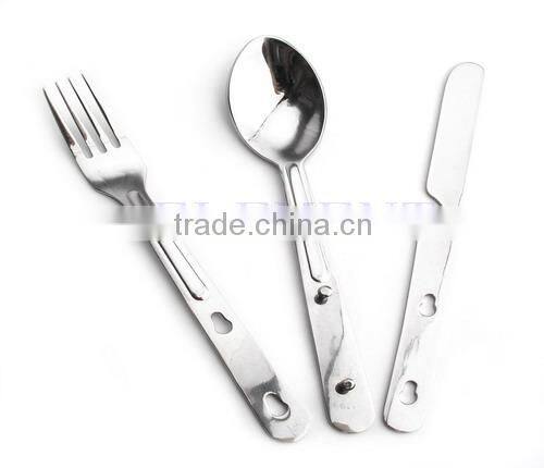 titanium metal spork.titanium table ware,titanium flatware