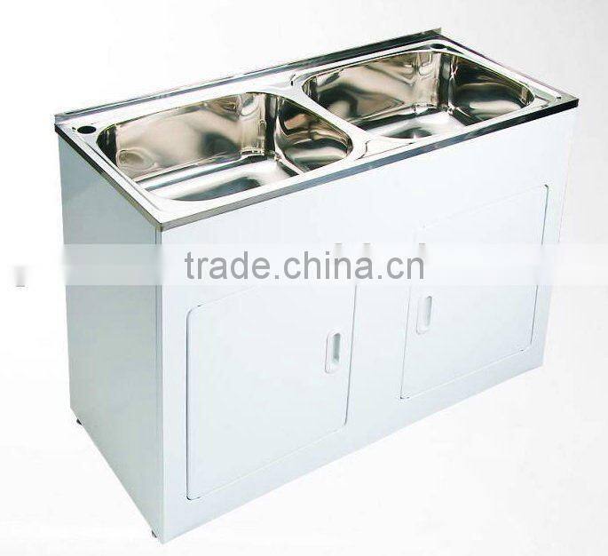 Stainless Steel Laundry Tub Cabinet GR-X014