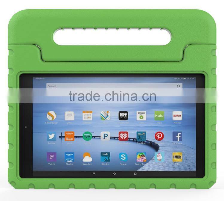 2016 hot products kids tablet case, for amazon kindle fire hd 10 shockproof eva case cover for kids