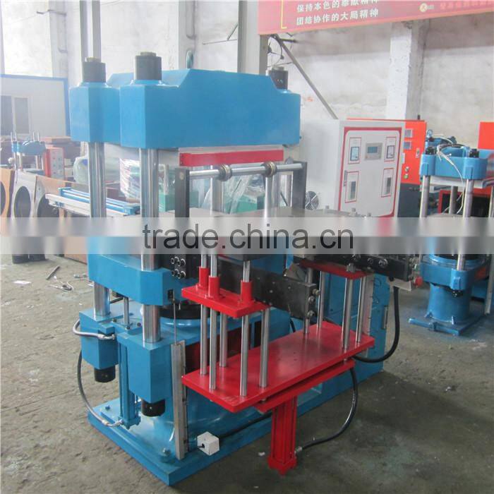 Fully automatic push and pull mold rubber vulcanizing machine