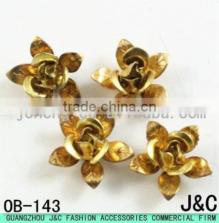 The latest sandals ornaments gold flower copper
