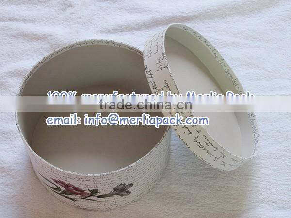 Large Round Shape Paper Hydrangea Pedals Flower Gift Box Party Wedding Favor Gray Boxes