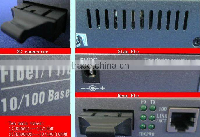 10/100M fiber media converter-SC