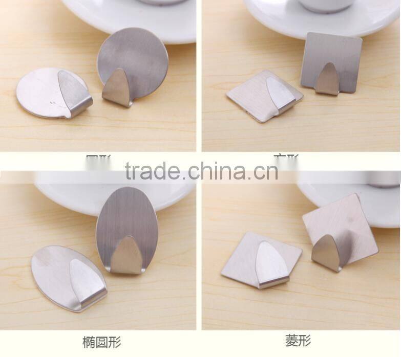 Steel adhesive hook and steel sticky hook