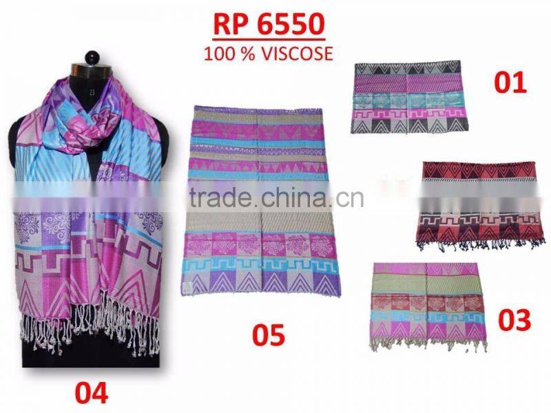 NEW FANCY VISCOSE FINE QUALITY SCARF SHAWL STOLE