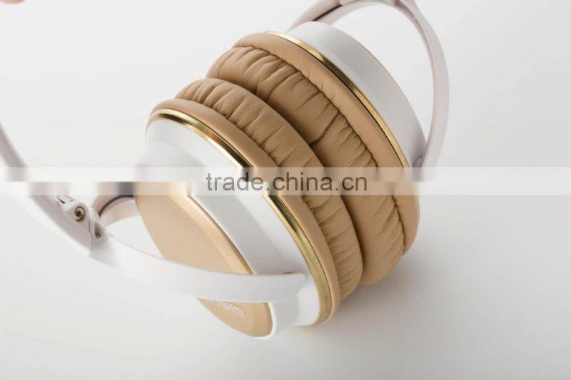 2015 hot selling wired stereo headphones with saperated cable and mic for cell phone