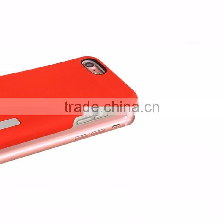 full covered pc+tpu case for iphone 7/7 plus 2 in 1 case for iphone 7 shock proof promotion case