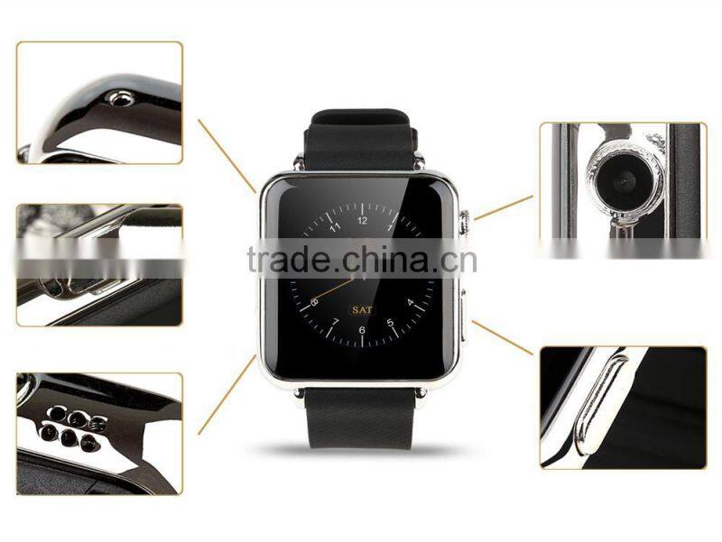 2016 vogue 1.3MP camera hot selling smart watch bluetooth watch phone for IOS Android