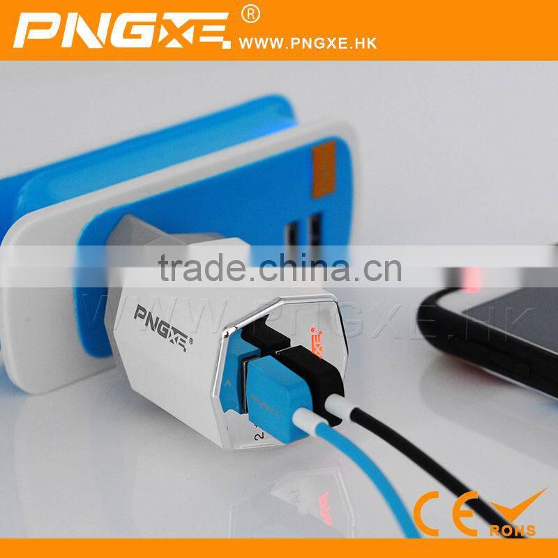 2015 Super capacitor portable usb mobile travel charger for all smartphone