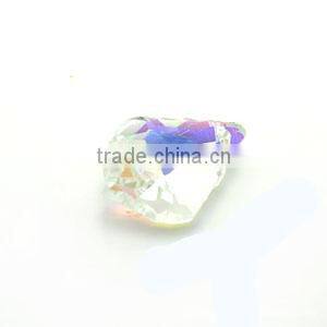 Green,yellow,white,grey,blue 38x22mm top drilled teardrop,crystal glass pendant,DIY Jewelry Accessories.