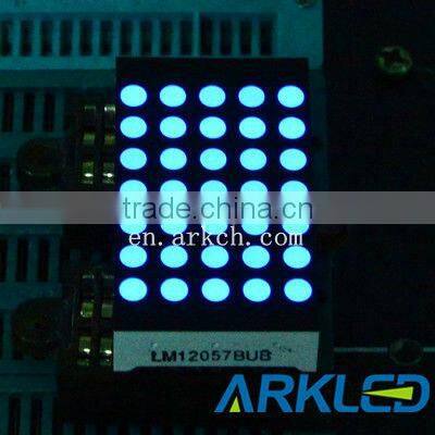SMD 1.2 inch ROHS elevator dot matrix led display with blue color,free sample