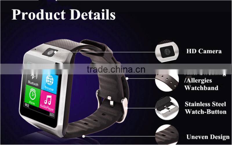 bluetooth touch screen HD camera 2015 smart watch