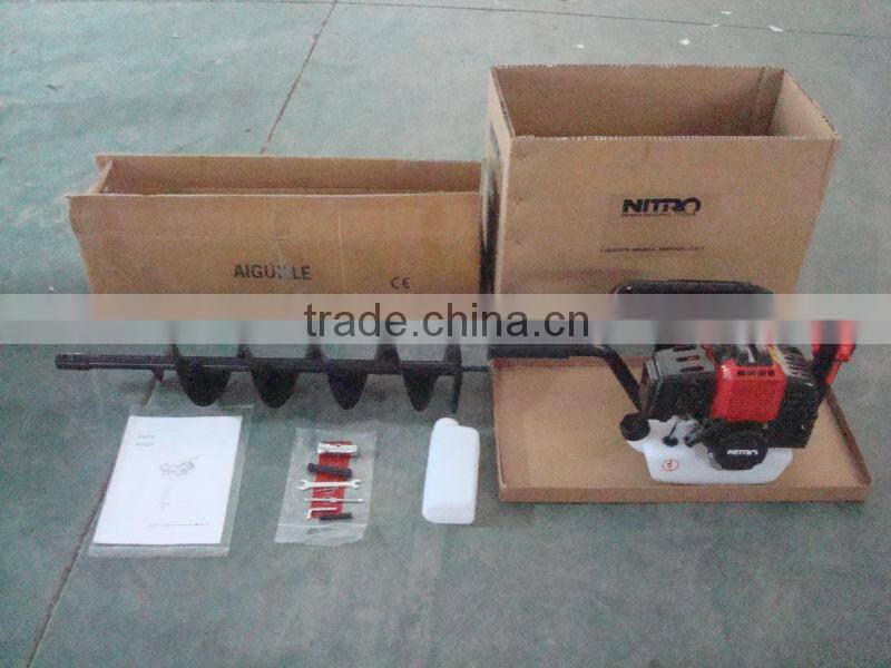 supply high quality gasoline auger garden tools