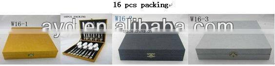 Famed stainless steel dinnerware set