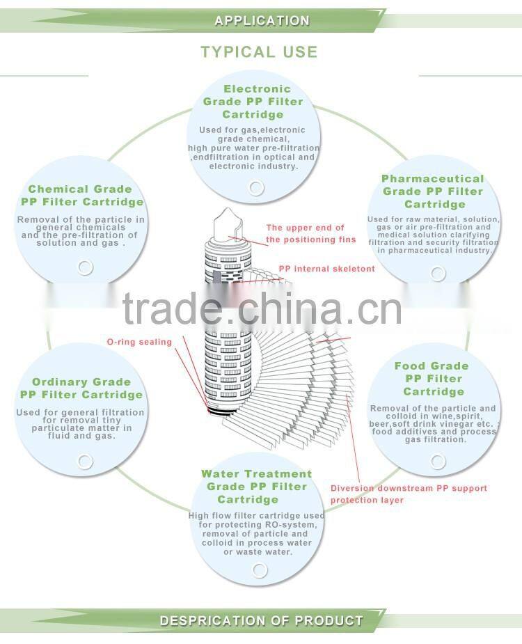 PES Filter Cartridge for Pharmaceutical Industry